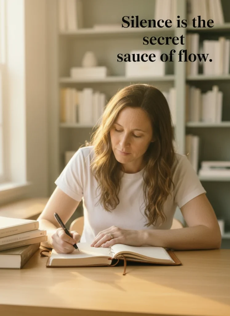 Finding creative flow during a 5 AM Club experiment.