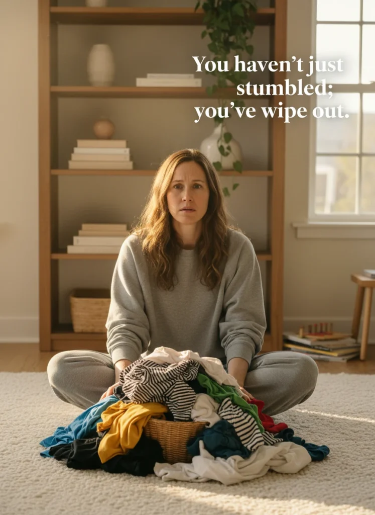 A woman in a slump needing a Reset Routine.