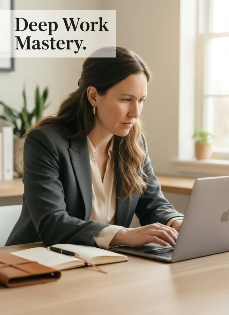 Achieving deep work focus with the Brain Dump Method.