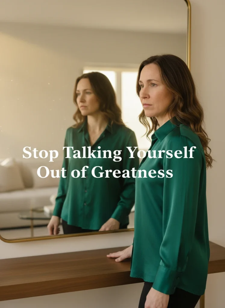 Overcoming self-doubt and learning how to accept a compliment without deflecting it.