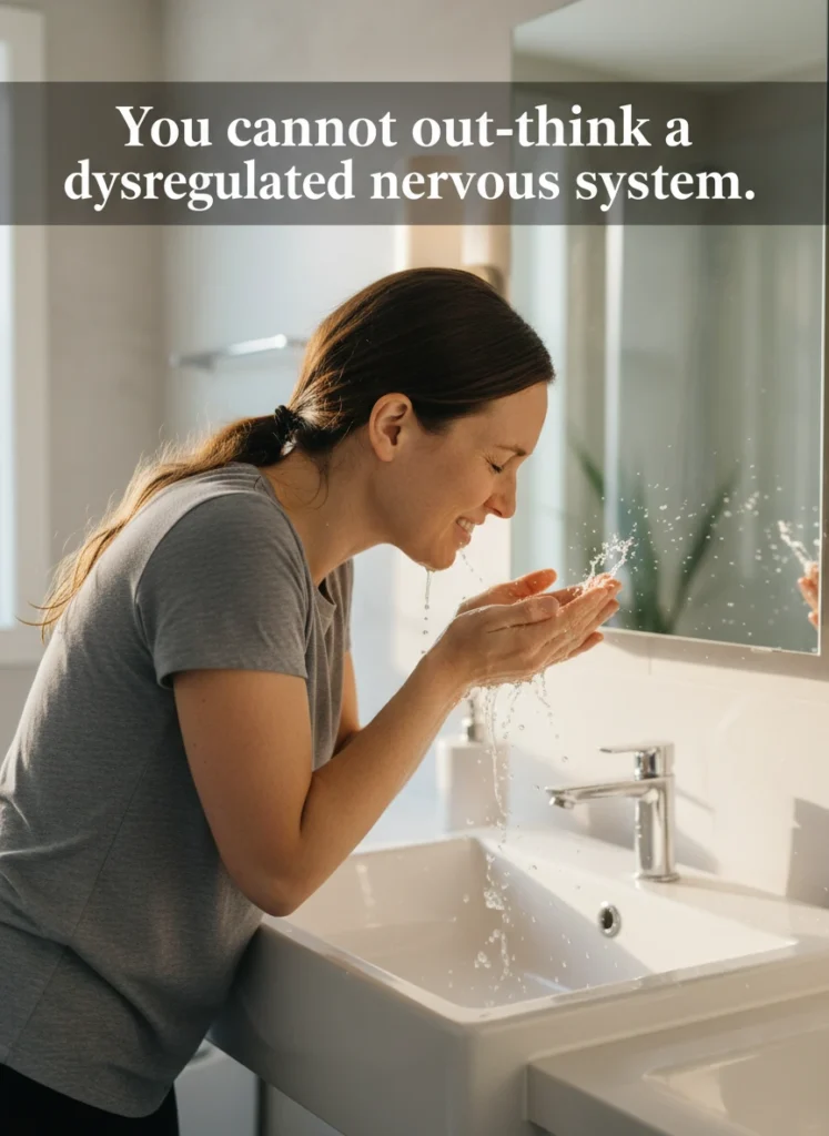 Nervous system regulation to regain confidence in chaos.