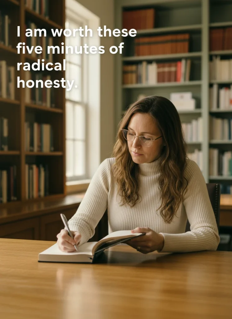 Self-worth and the 5-minute journal method.