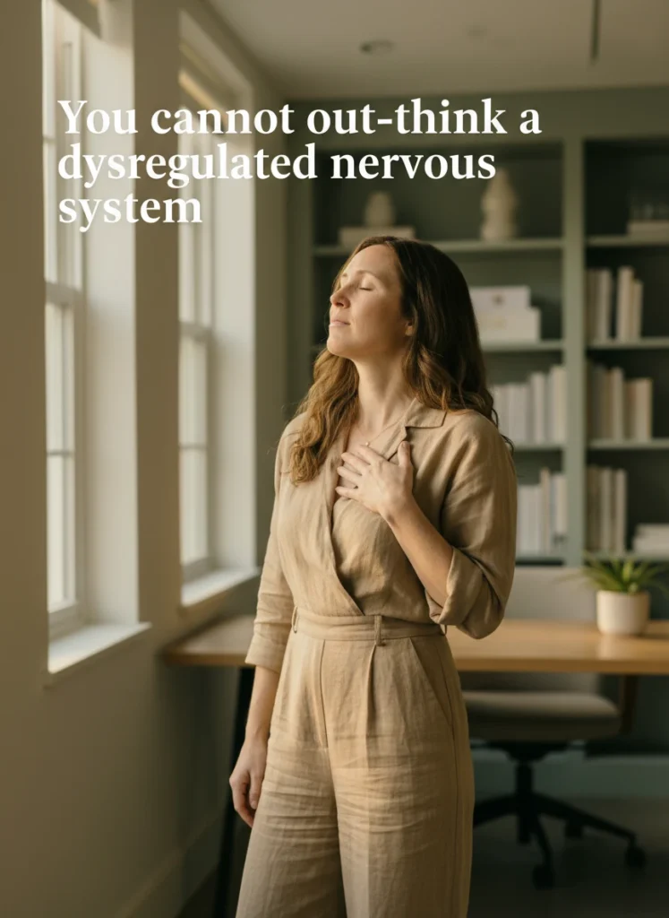 Managing biology and posture for how to speak up in meetings.