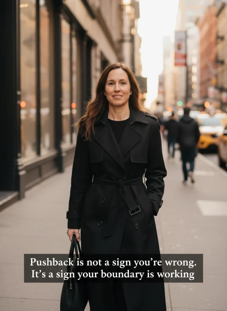 Handling social resistance while mastering how to set boundaries.