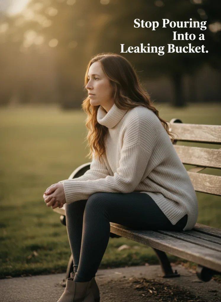 Woman reflecting on the sunk cost fallacy in relationships and career